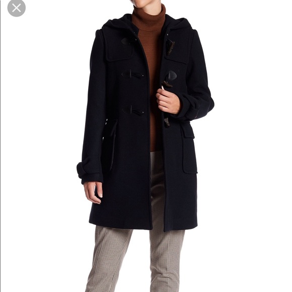 kate spade Jackets & Blazers - Kate Spade Hooded Wool Blend Coat Medium